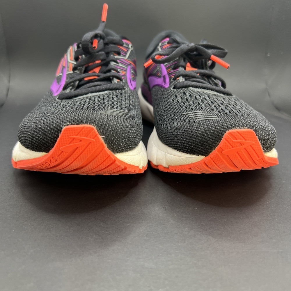 Brooks Adrenaline GTS 19 Women's Running Shoes Sz 8B Black Purple Sneakers - Picture 5 of 8